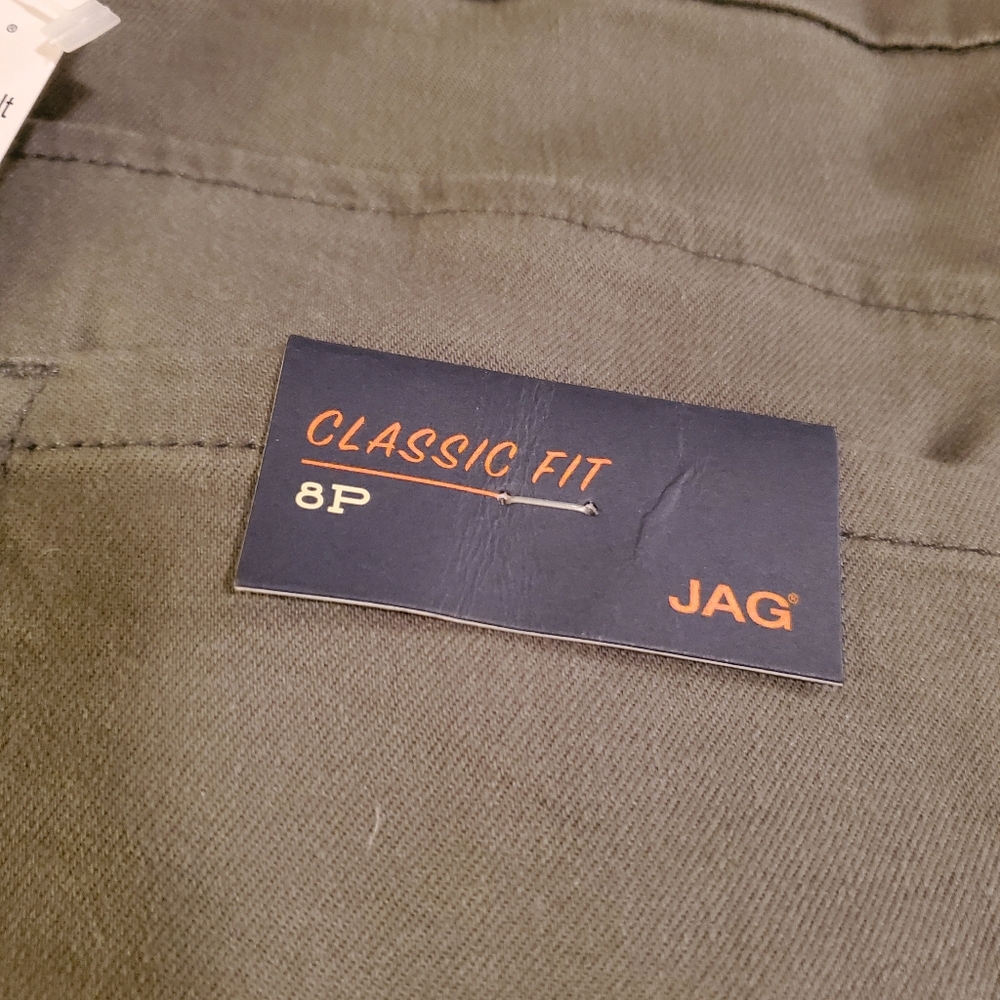 Jag Jeans Women's 8P pull on shorts. Eucalyptus color. No belt  NWT. - Picture 7 of 9